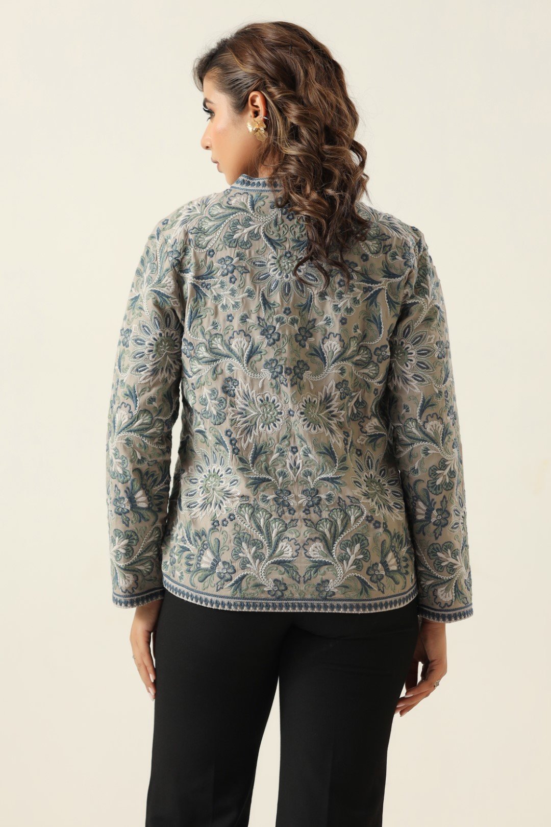 WOMEN EMBROIDERY FASHION JACKET