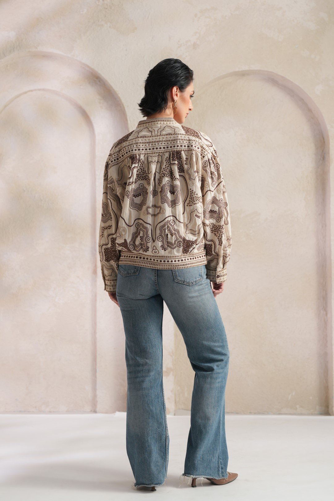 BOHEMIAN JACKET WITH EMBROIDERY